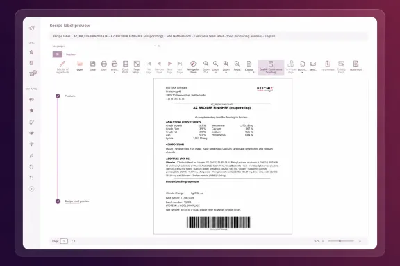 BESTMIX Recipe Management_feed